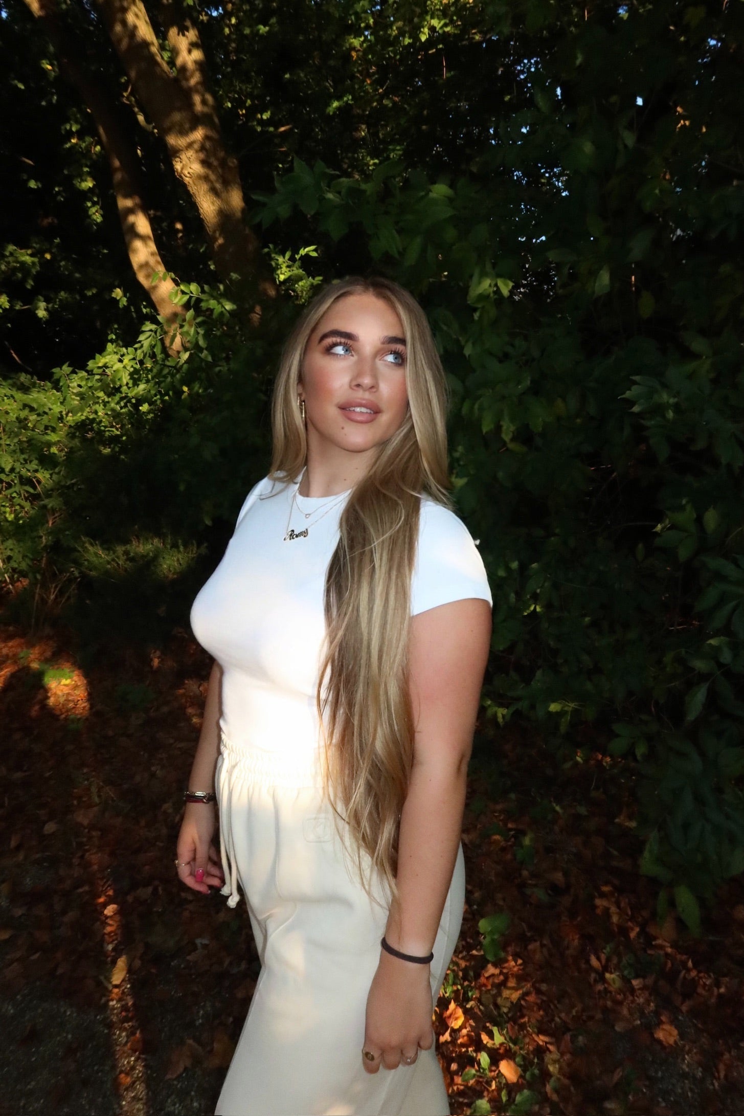 THE GARMENT DYED TEE OFF - WHITE women — KATE JUNE