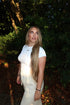 THE GARMENT DYED TEE OFF - WHITE women — KATE JUNE
