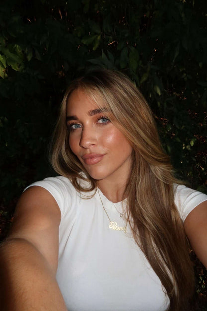THE GARMENT DYED TEE OFF - WHITE women — KATE JUNE