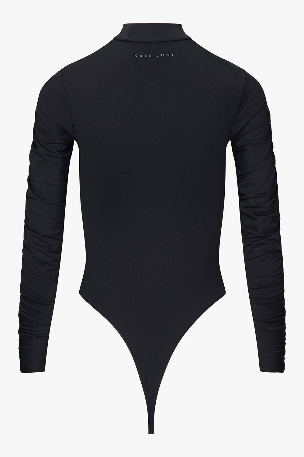 THE GATHERED LONGSLEEVE BODY BLACK women — KATE JUNE