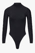THE GATHERED LONGSLEEVE BODY BLACK women — KATE JUNE