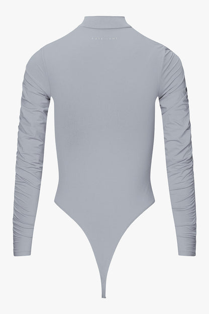 THE GATHERED LONGSLEEVE BODY BLUE GREY women — KATE JUNE
