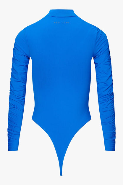 THE GATHERED LONGSLEEVE BODY COBALT women — KATE JUNE