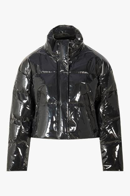 THE GLOSSY PATENT COAT