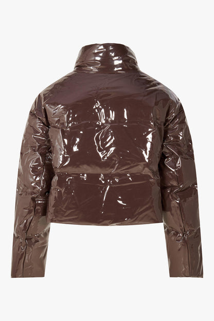 THE GLOSSY PATENT COAT