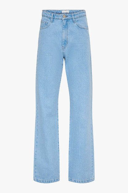 THE HR STRAIGHT LEG JEANS BLEACHED women — KATE JUNE