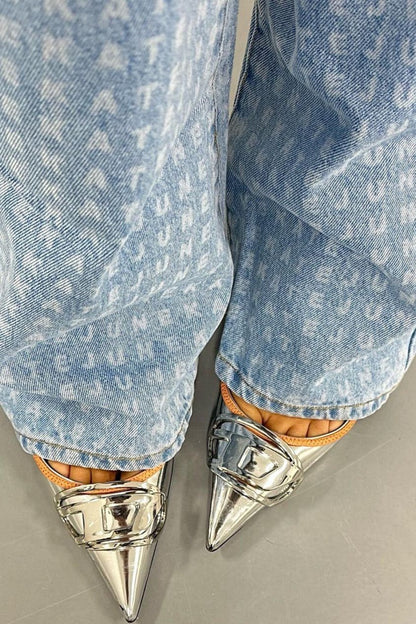 THE HR STRAIGHT LEG JEANS LASERED women — KATE JUNE