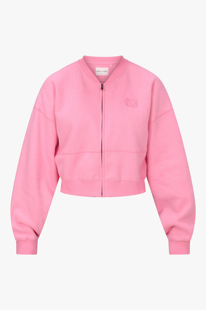 THE LOGO ZIP SWEAT