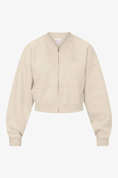 THE LOGO ZIP SWEAT