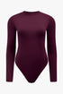 THE LONG SLEEVE COLLAR BODY BURGUNDY women — KATE JUNE