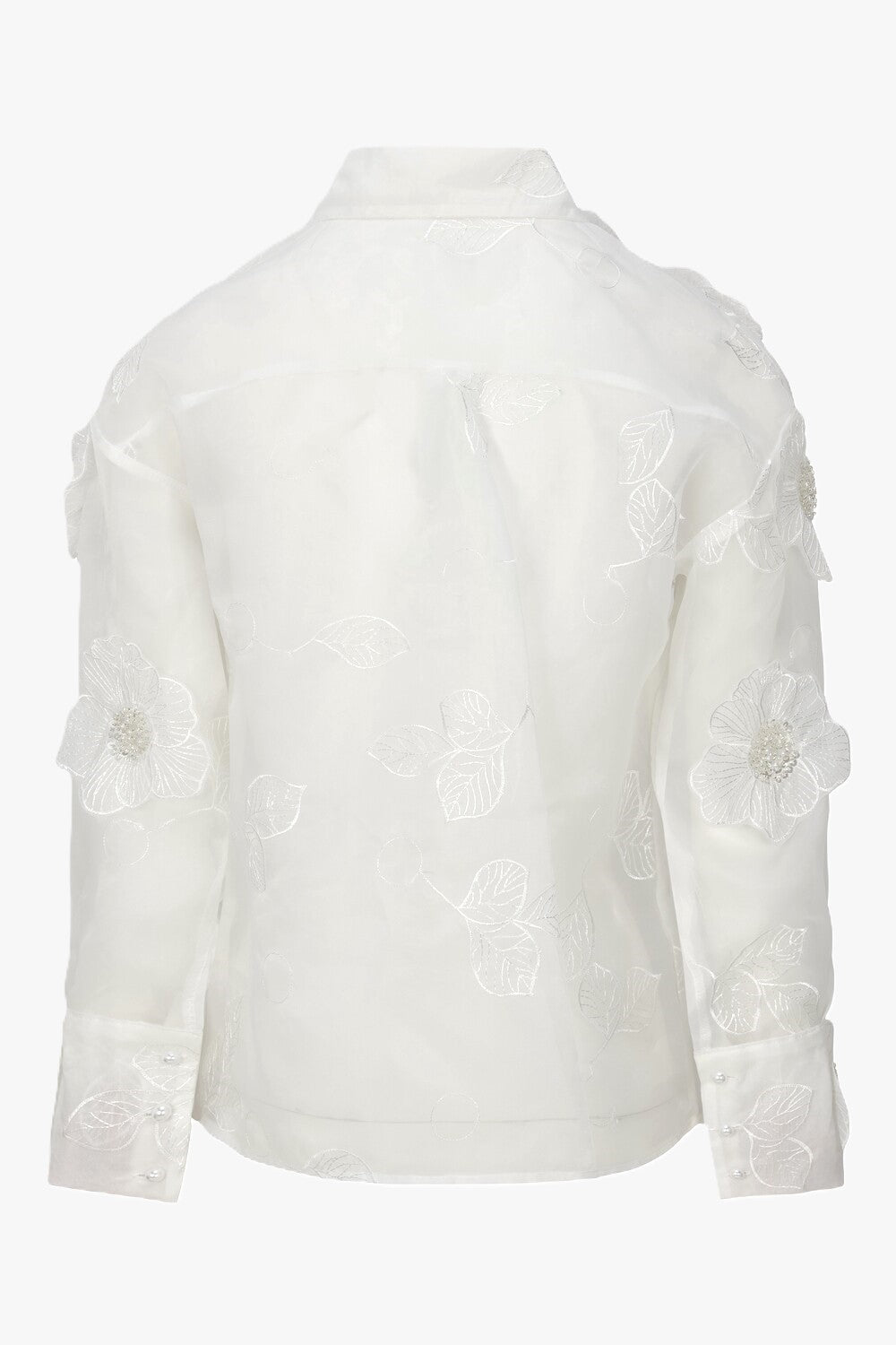 THE MESH FLOWER BLOUSE