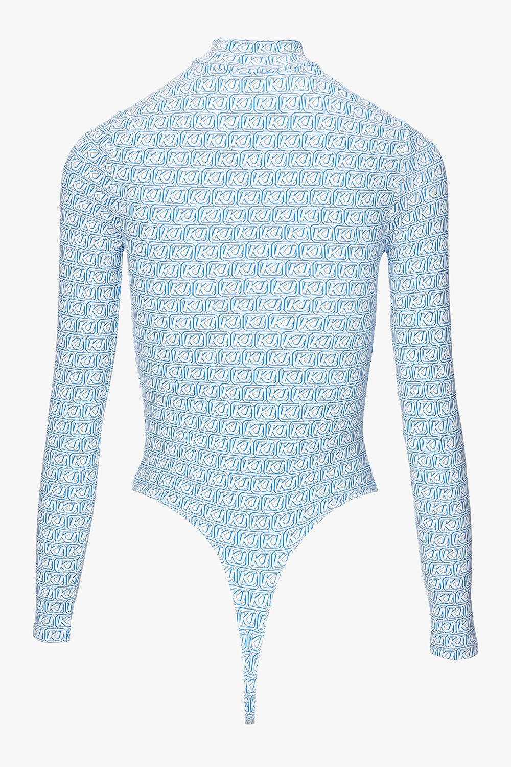 THE MOCK NECK BODY BLUE AOP women — KATE JUNE