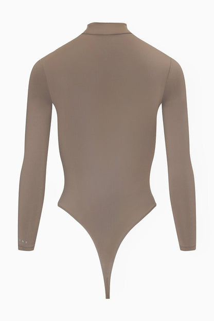 THE MOCK NECK BODY TAUPE women — KATE JUNE