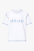 THE OVERSIZED LOGO TEE BLUE women — KATE JUNE