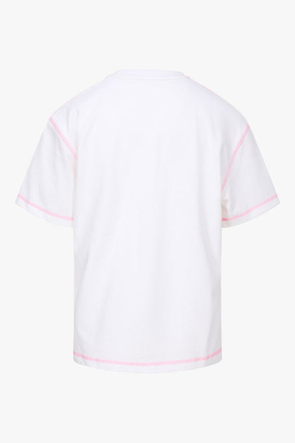 THE OVERSIZED LOGO TEE PINK women — KATE JUNE
