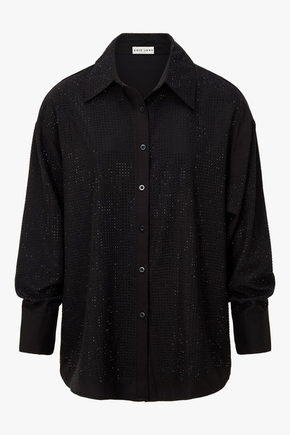 THE OVERSIZED STRASS STONES BLOUSE