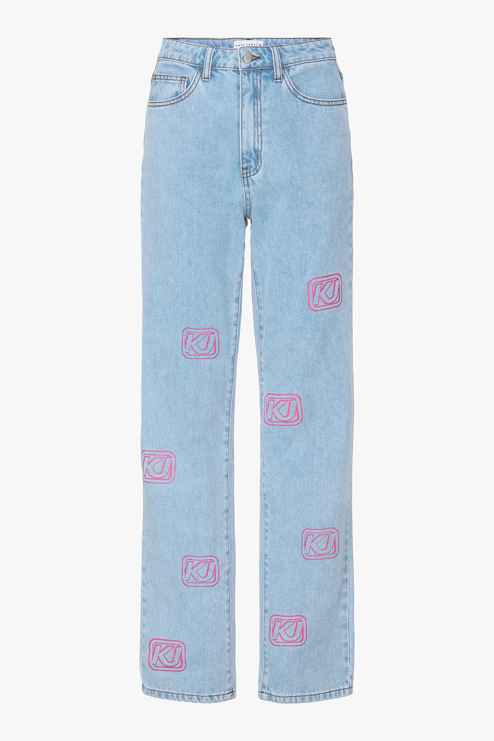 THE PINK LOGO STRAIGHT LEG JEANS