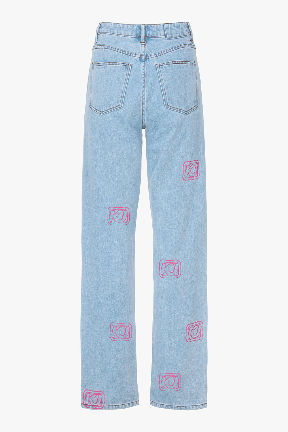 THE PINK LOGO STRAIGHT LEG JEANS