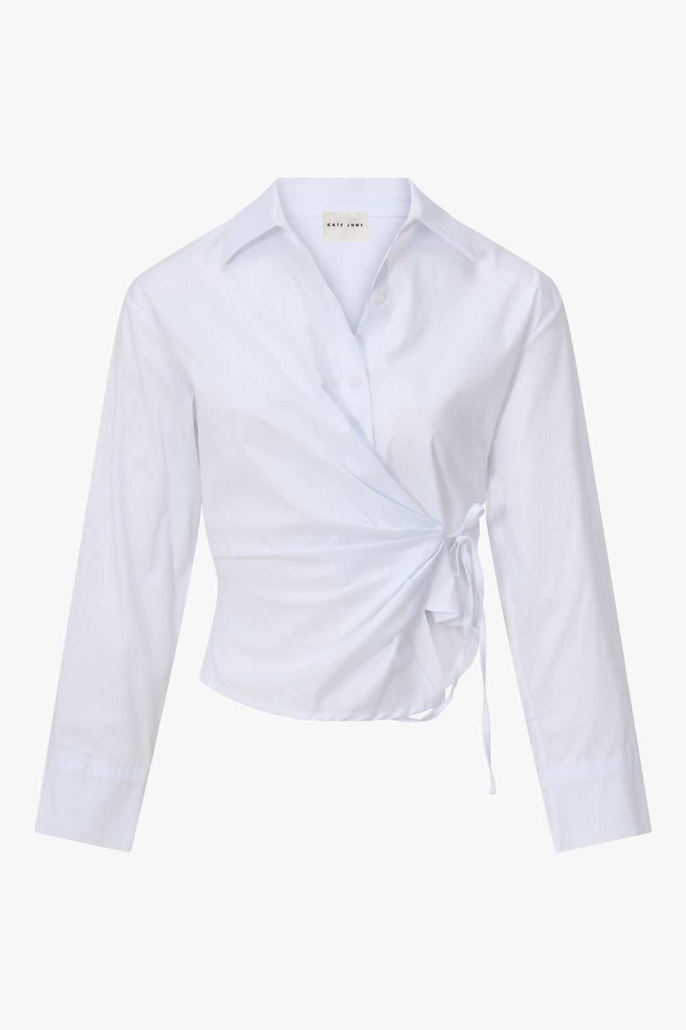 THE POPLIN STRAP BLOUSE