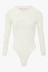THE ROUND NECK BODY OFF - WHITE women — KATE JUNE