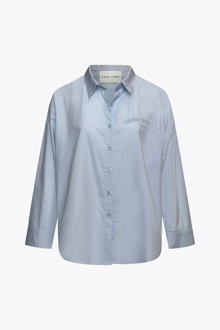 THE SAINT TROPEZ POPLIN BLOUSE