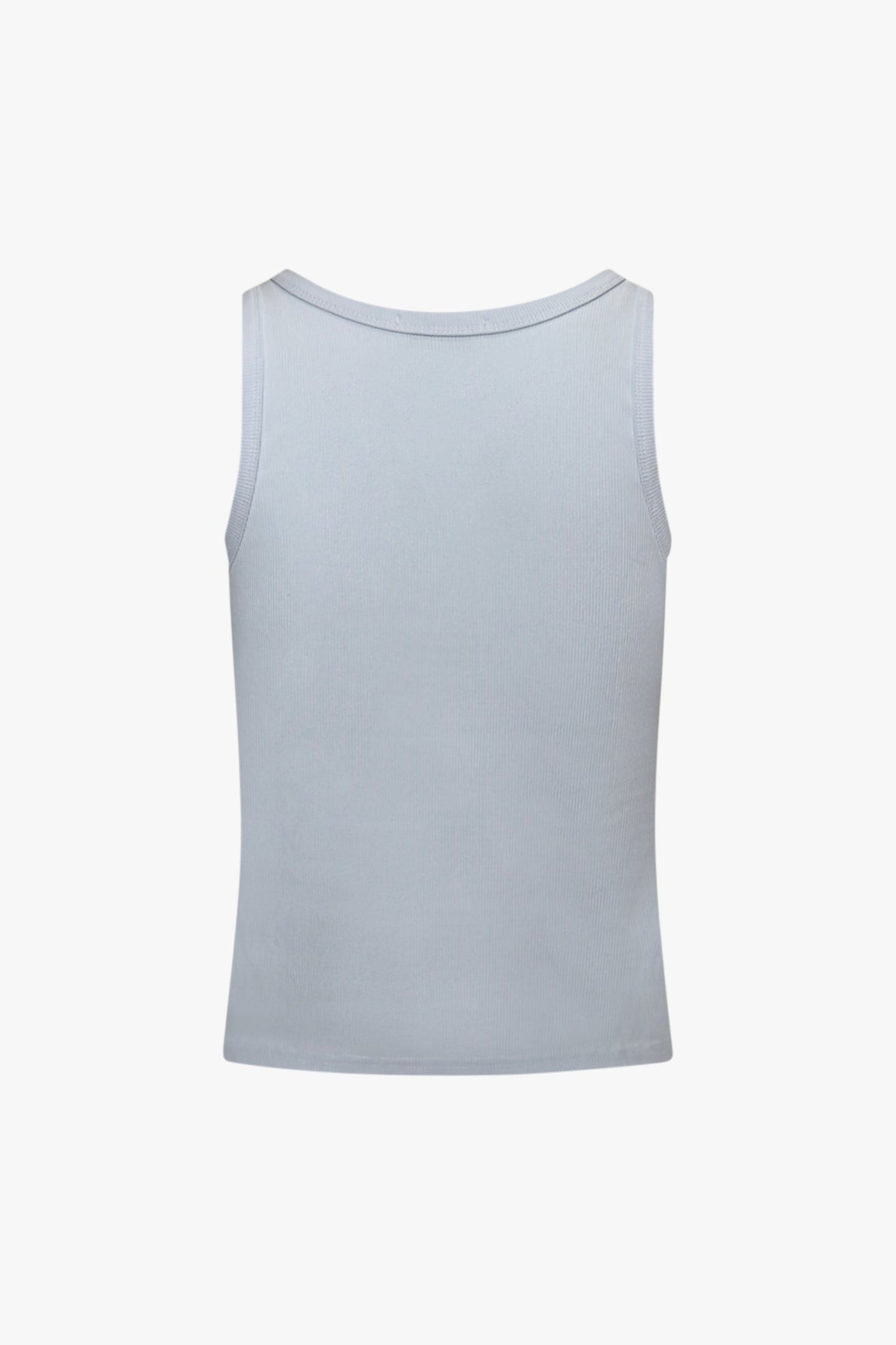 THE SAINT TROPEZ RIBBED TOP LIGHT BLUE women — KATE JUNE