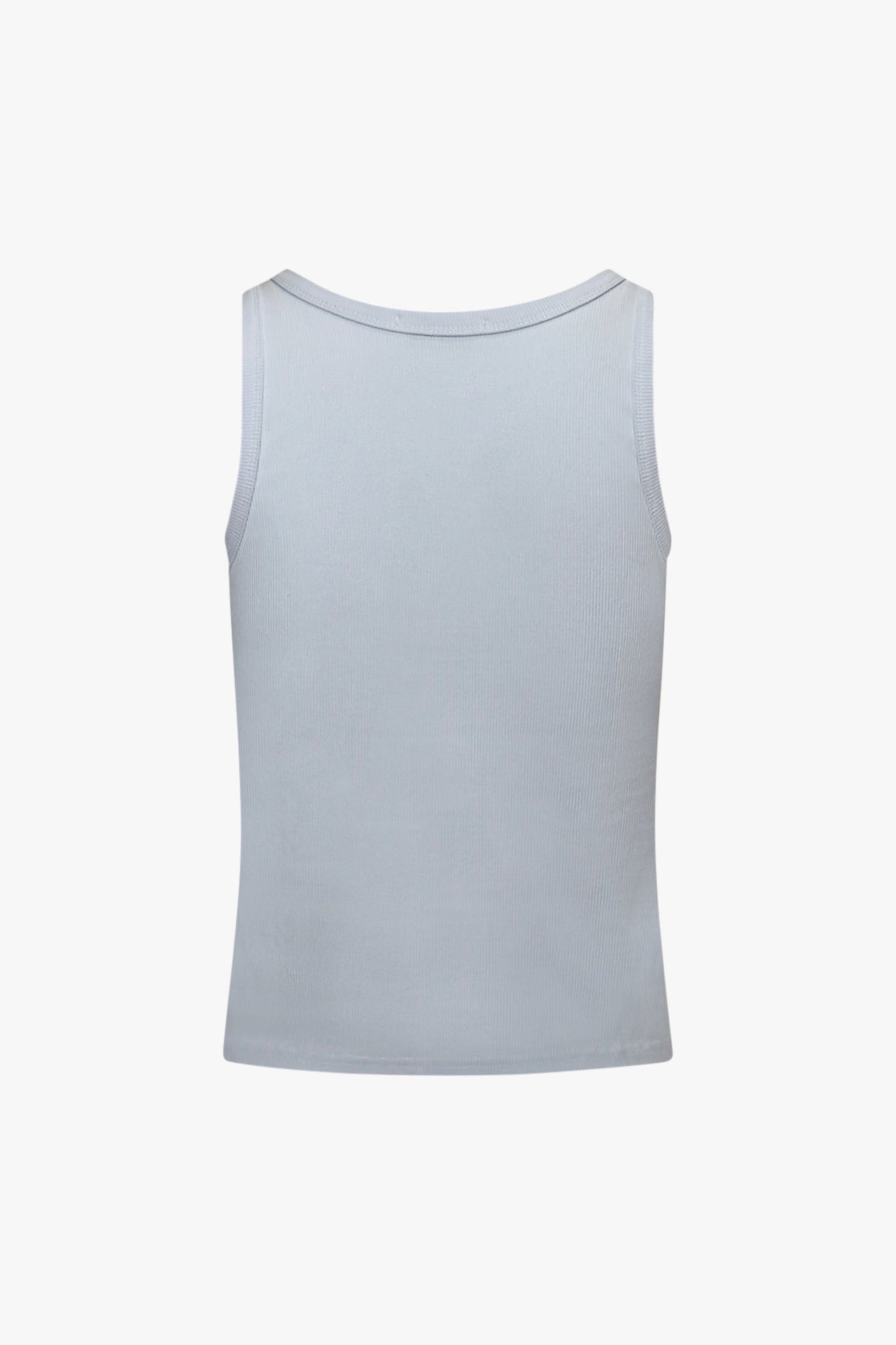 THE SAINT TROPEZ RIBBED TOP LIGHT BLUE women — KATE JUNE
