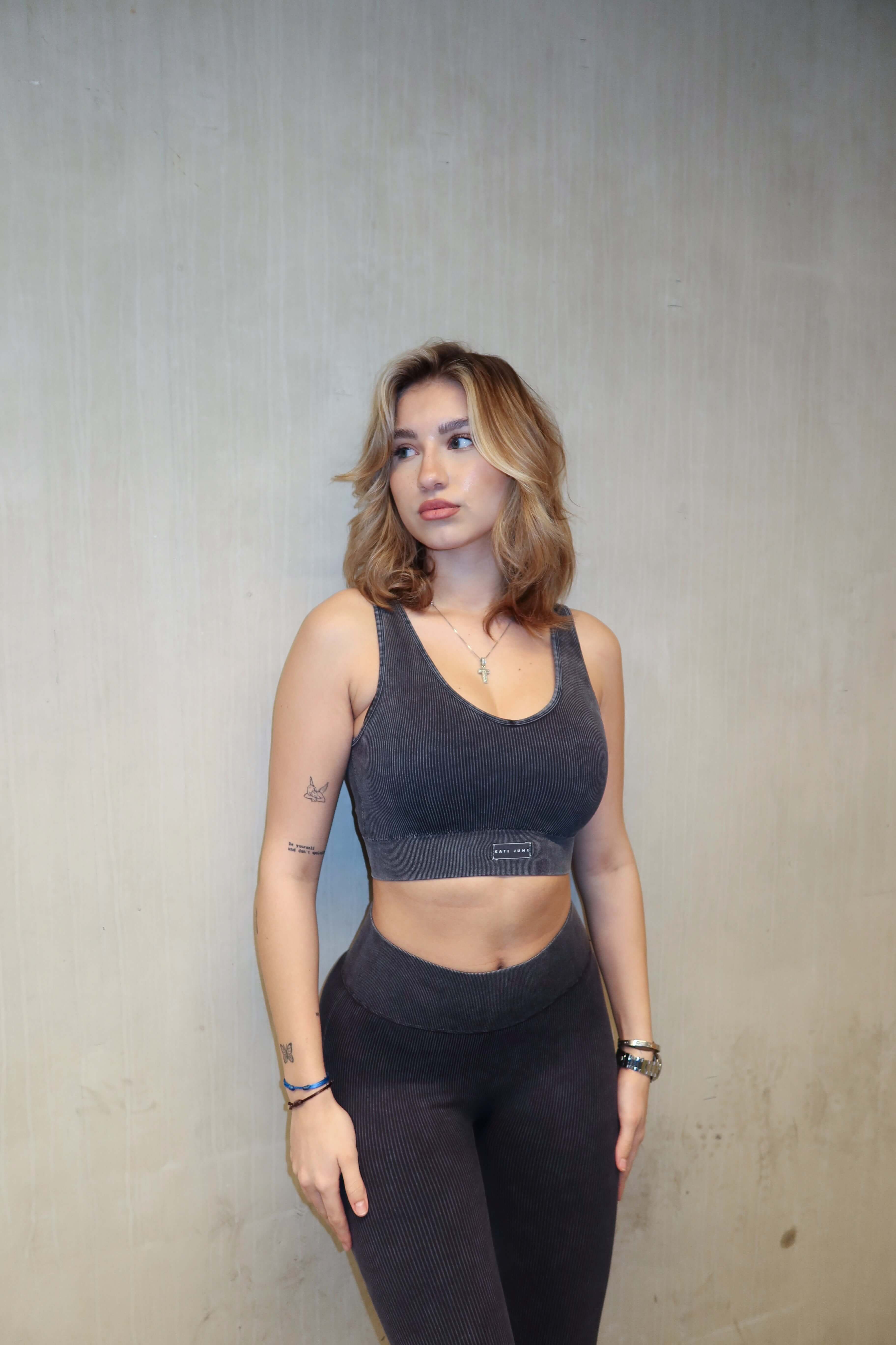 THE SEAMLESS ACTIVE LEGGING ACID GREY women — KATE JUNE