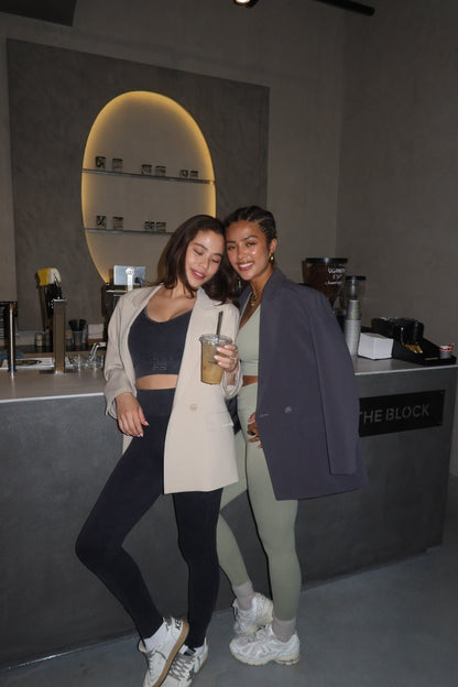 THE SEAMLESS ACTIVE LEGGING ARMY GREEN women — KATE JUNE