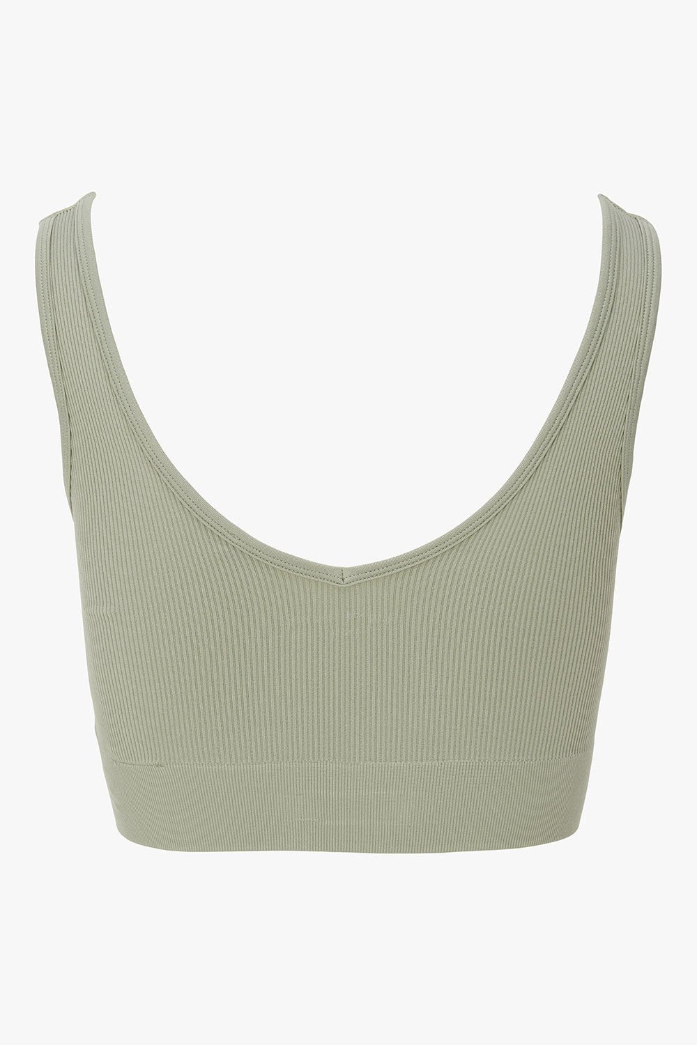THE SEAMLESS ACTIVE TOP ARMY GREEN women — KATE JUNE