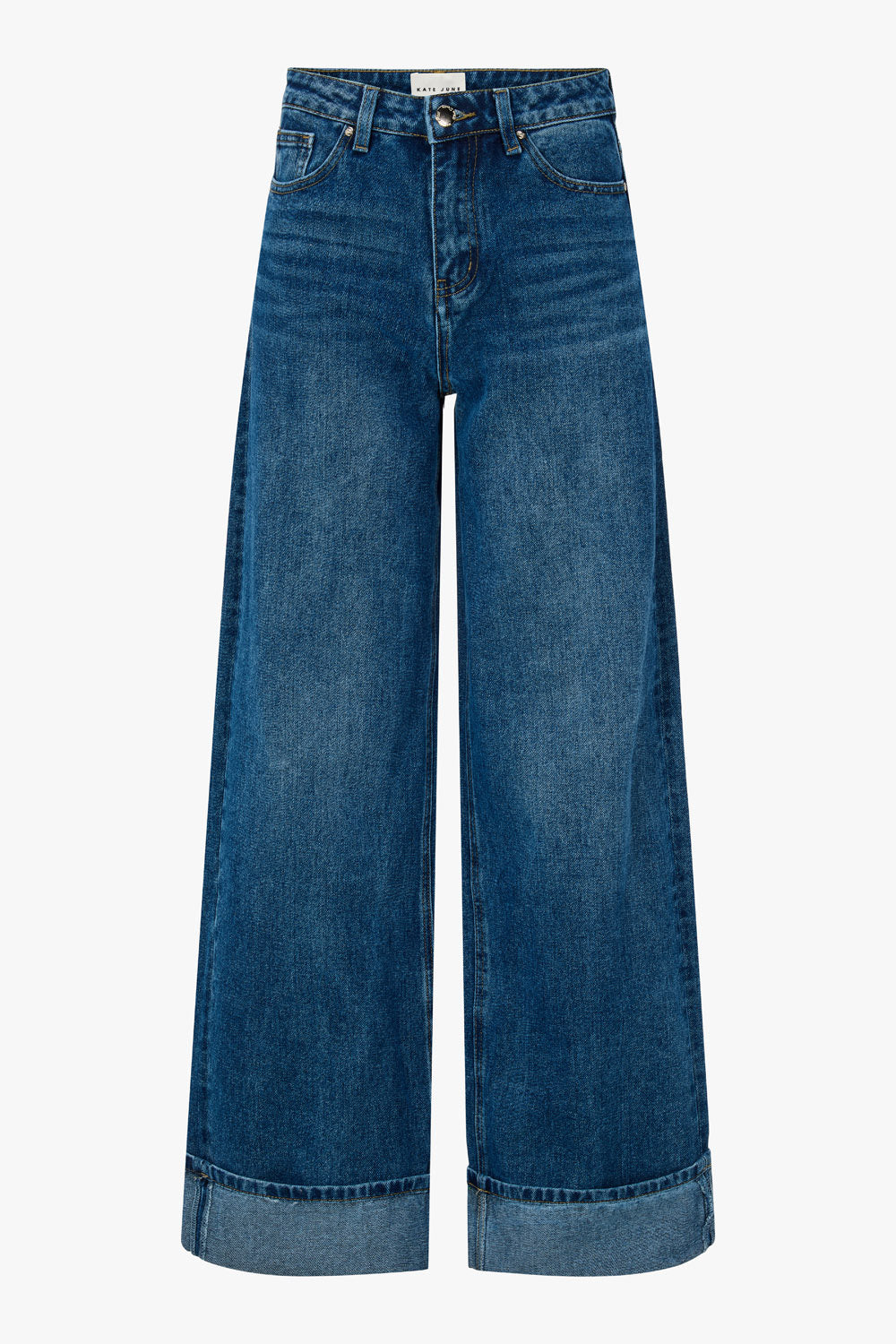THE SELVEDGE WIDE LEG JEANS