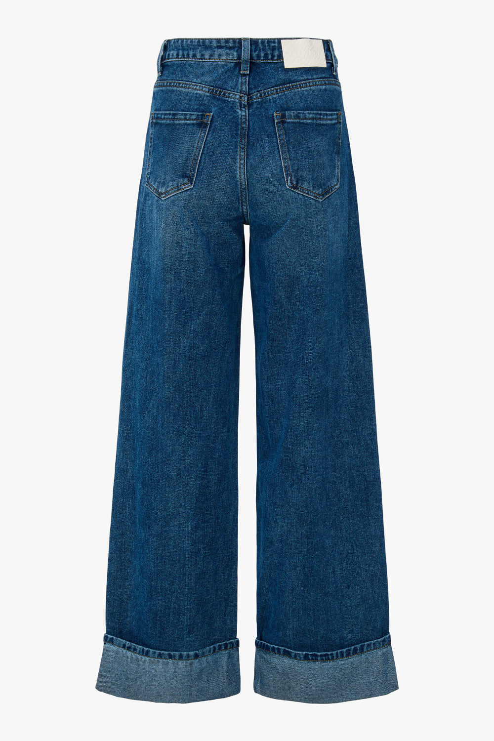 THE SELVEDGE WIDE LEG JEANS
