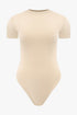 THE SHORT SLEEVE COLLAR BODY BEIGE women — KATE JUNE