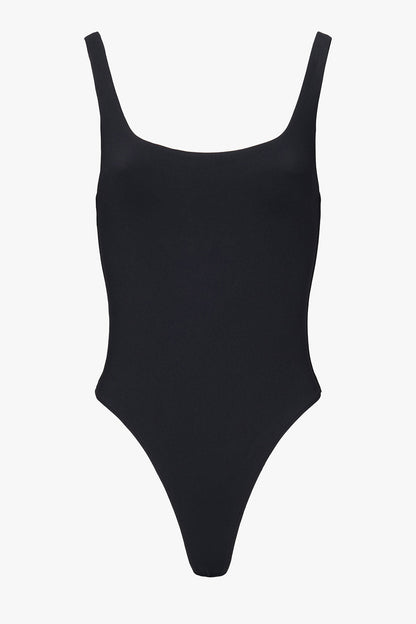 THE SLEEVELESS SQUARE NECK BODY BLACK women — KATE JUNE