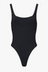THE SLEEVELESS SQUARE NECK BODY BLACK women — KATE JUNE