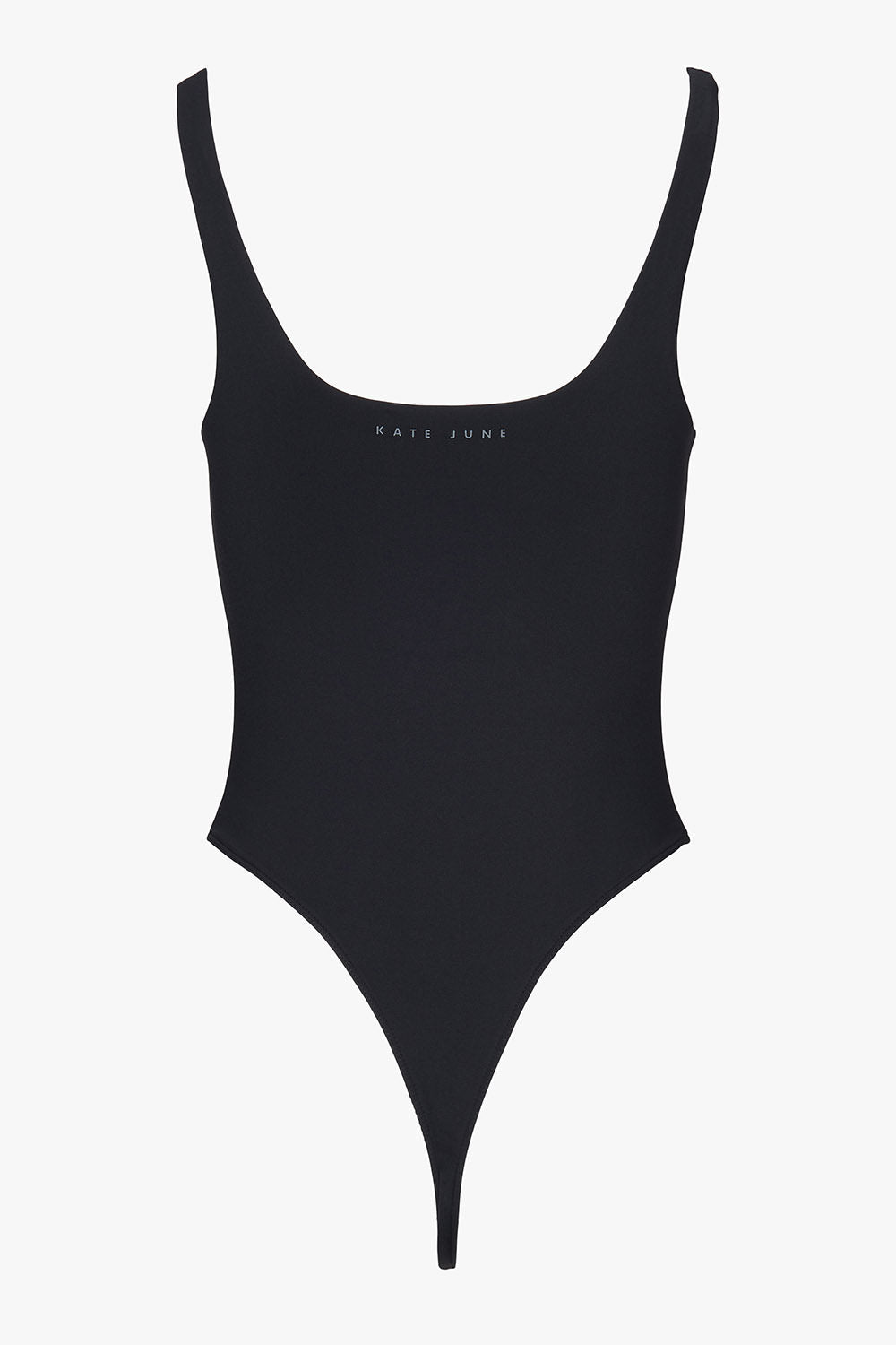 THE SLEEVELESS SQUARE NECK BODY BLACK women — KATE JUNE
