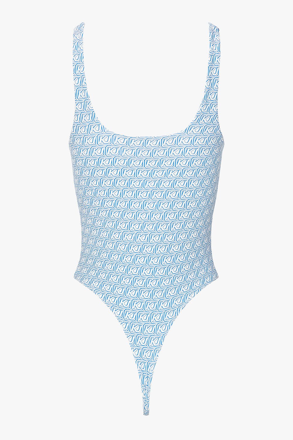THE SLEEVELESS SQUARE NECK BODY BLUE AOP women — KATE JUNE