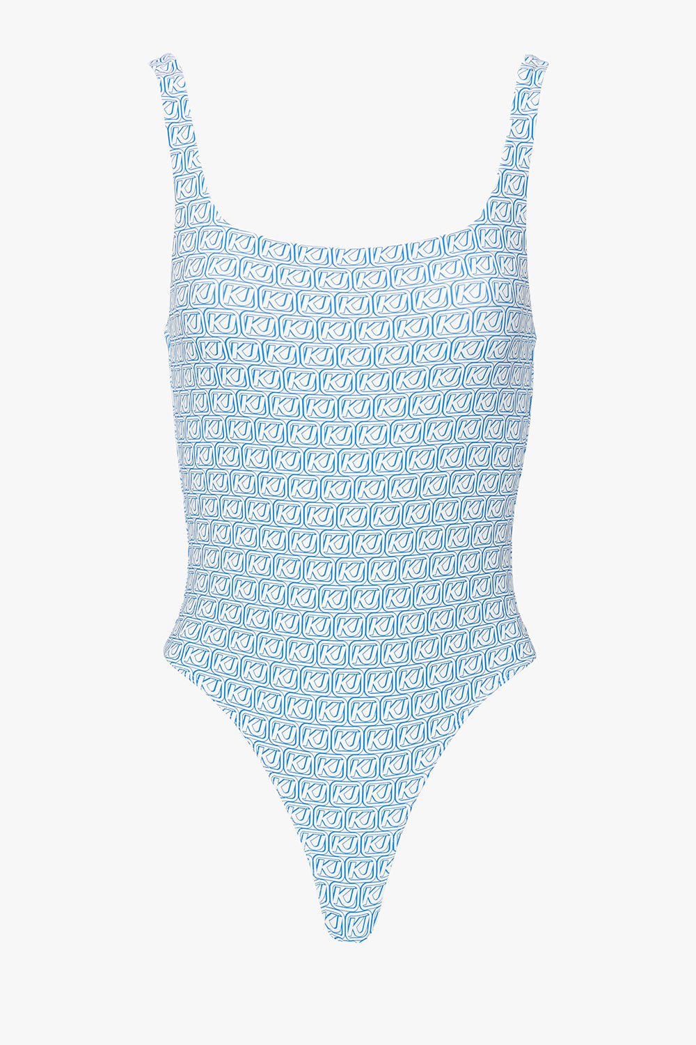 THE SLEEVELESS SQUARE NECK BODY BLUE AOP women — KATE JUNE
