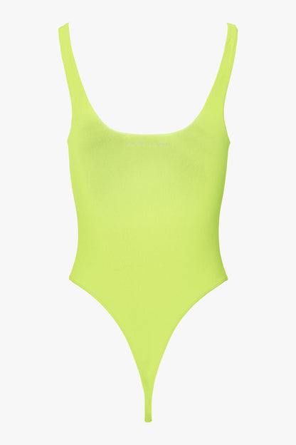 THE SLEEVELESS SQUARE NECK BODY LIME GREEN women — KATE JUNE