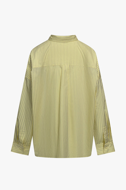 THE SOFT PINSTRIPE BLOUSE BUTTER YELLOW women — KATE JUNE