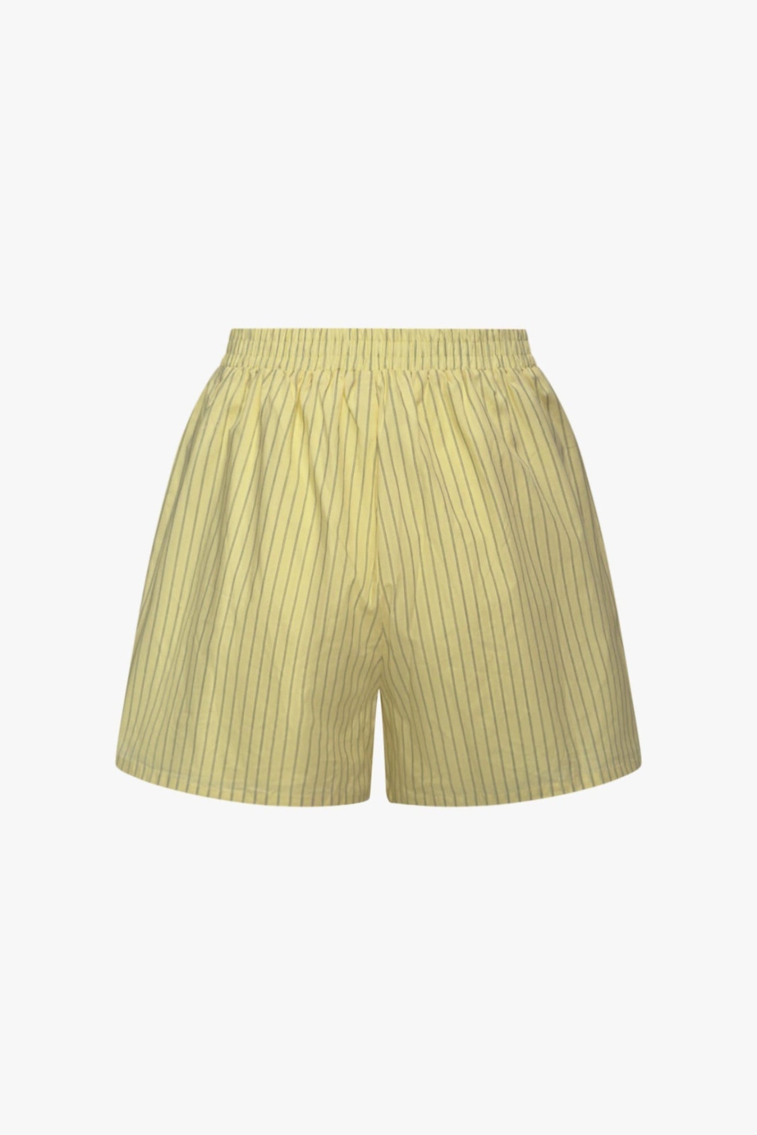 THE SOFT PINSTRIPE SHORT BUTTER YELLOW women — KATE JUNE