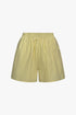 THE SOFT PINSTRIPE SHORT BUTTER YELLOW women — KATE JUNE