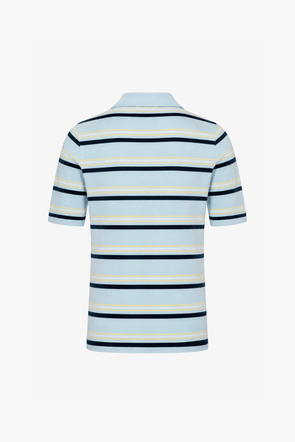 THE SOFT STRIPE POLO LIGHT BLUE women — KATE JUNE