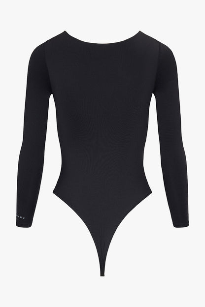THE SQUARE NECK BODY BLACK women — KATE JUNE