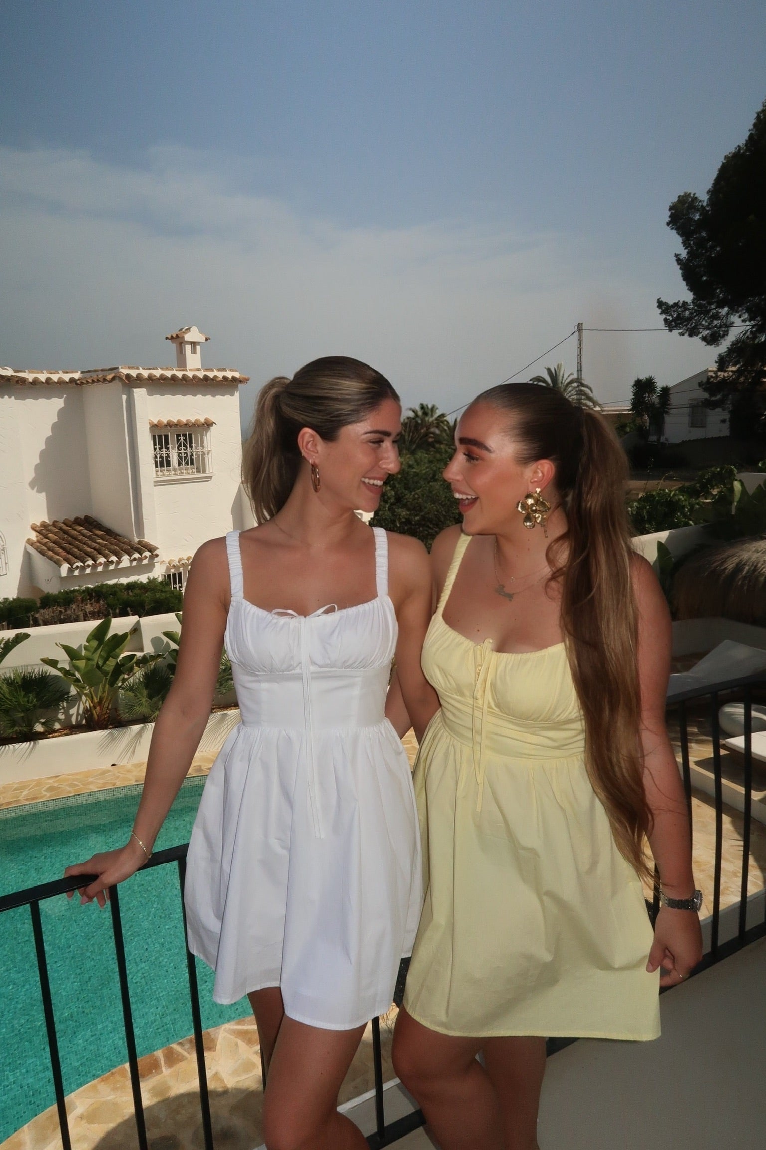THE SUMMER MUSE POPLIN DRESS WHITE women — KATE JUNE