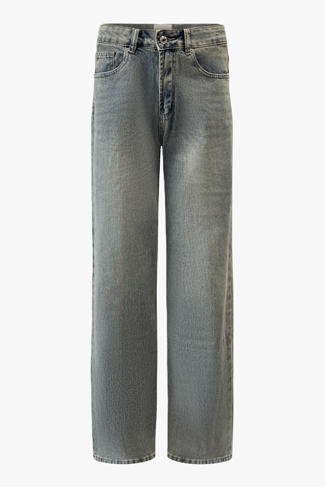 THE VINTAGE WASHED STRAIGHT LEG JEANS